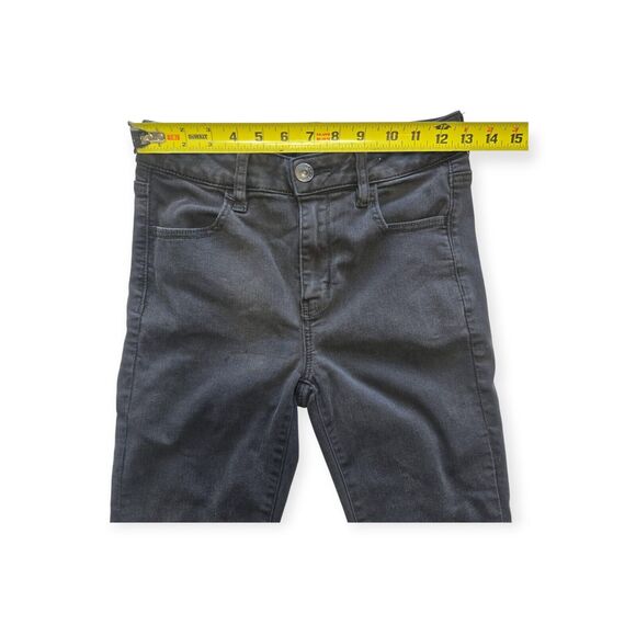 American Eagle Womens Black Skinny Next Level Stretch 8 Regular - Picture 3 of 6